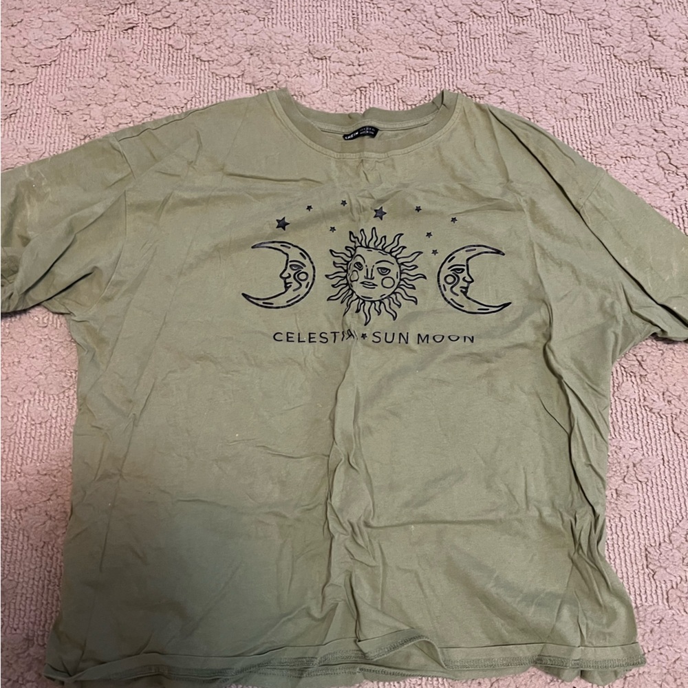 A SHEIN shirt size L. It is oversized
